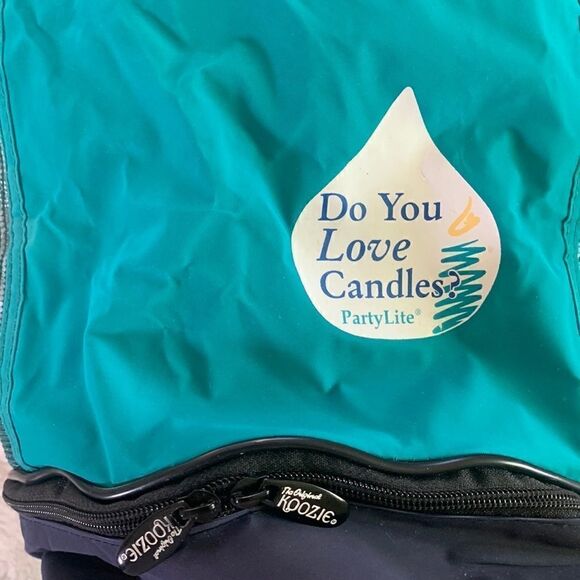 The Original Koozie Vintage Cooler Beach Bag Drawstring & Shoulder Strap 17"Tall - Picture 2 of 11